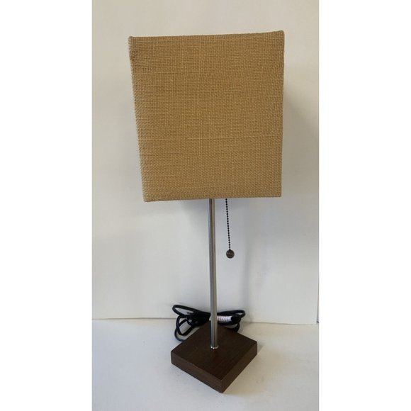 RARE MCM Square Shade Cube Table LAMP MID CENTURY MODERN LIGHT DECOR 60S - Picture 4 of 15